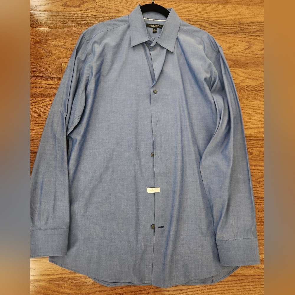 Like New, Men's, Banana Republic, stretch, slim fit, button-down shirt, L